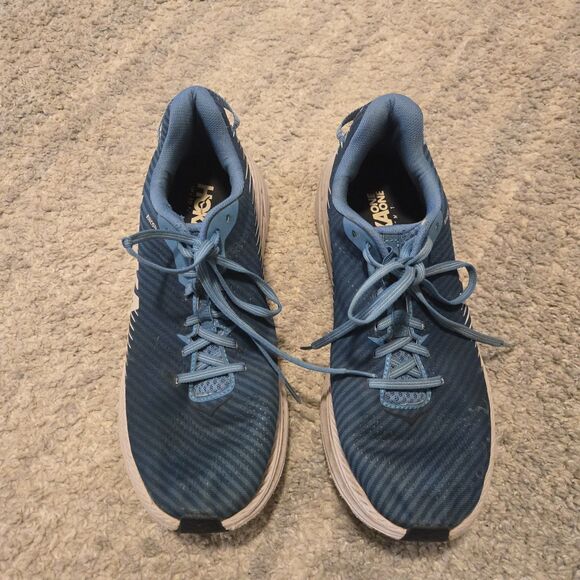 Hoka One One Rincon 2 Men’s Blue Moon/White Running Shoes 1110514 BMWH – Size 12 - Picture 2 of 11